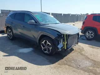 2024 Hyundai Tucson Limited with VIN 5NMJE3DE7RH401636, listed as a IAAI auction lot 43006616 with 9,688 mi miles and . Bid and sale history available at DreamBid. Image 1.