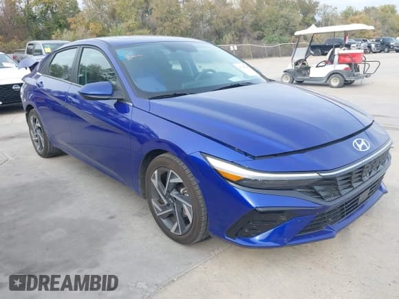 ✅ 2025 Hyundai Elantra SEL Convenience • VIN: KMHLS4DG1SU880512 • Lot: 43749246. Listed on IAAI with 33,924 mi. Free auction sales archive from the USA and detailed vehicle history report at DreamBid. Image 1.