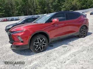 ✅ 2025 Chevrolet Blazer RS • VIN: 3GNKBERS3SS101430 • Лот: 70269485. Опубликован ранее на Copart с пробегом 17 787 миль. Бесплатный доступ к архиву аукционных продаж из США и подробный отчёт об истории автомобиля на DreamBid. Изображение 1.