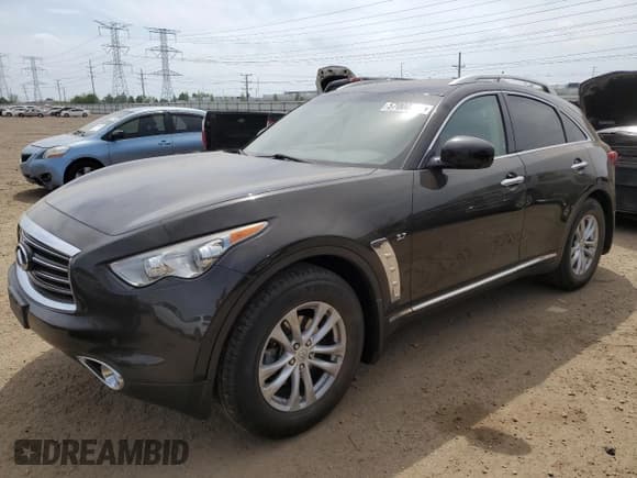 ✅ 2015 Infiniti QX70 • VIN: JN8CS1MW4FM483865 • Lot: 57000365. Listed on Copart with 152,533 mi. Free auction sales archive from the USA and detailed vehicle history report at DreamBid. Image 1.