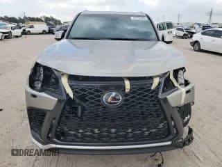 ✅ 2023 Lexus LX 600 F Sport • VIN: JTJMB7CX3P4036455 • Lot: 43752985. Listed on Copart with 4,374 mi. Free auction sales archive from the USA and detailed vehicle history report at DreamBid. Image 5.