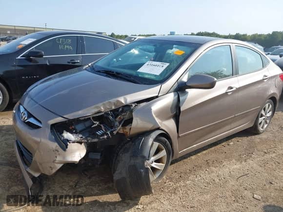2013 Hyundai Accent GLS with VIN KMHCU4AE6DU299622, listed as a IAAI auction lot 43160108 with 90,116 mi miles and . Bid and sale history available at DreamBid. Image 17.