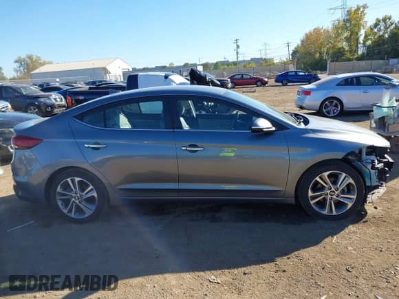 2017 Hyundai Elantra Limited with VIN KMHD84LF2HU070892, listed as a IAAI auction lot 43414359 with 71,241 mi miles and . Bid and sale history available at DreamBid. Image 14.