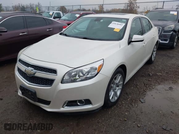 ✅ 2013 Chevrolet Malibu Eco • VIN: 1G11F5RR9DF111529 • Lot: 43638502. Listed on IAAI with 185,906 mi. Free auction sales archive from the USA and detailed vehicle history report at DreamBid. Image 2.
