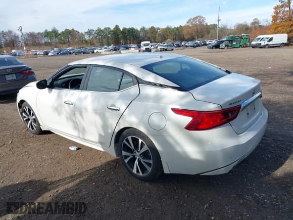 ✅ 2017 Nissan Maxima SR • VIN: 1N4AA6AP8HC440435 • Lot: 43607390. Listed on IAAI with 88,054 mi. Free auction sales archive from the USA and detailed vehicle history report at DreamBid. Image 14.