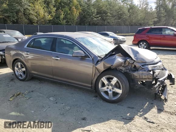 ✅ 2012 Chevrolet Malibu 1LT • VIN: 1G1ZC5E07CF271863 • Lot: 75804854. Listed on Copart with 151,150 mi. Free auction sales archive from the USA and detailed vehicle history report at DreamBid. Image 4.