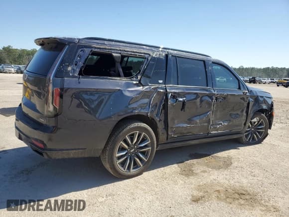 ✅ 2023 Cadillac Escalade ESV 4WD Sport Platinum • VIN: 1GYS4RKL7PR409072 • Лот: 48114335. Опубликован ранее на Copart с пробегом 26 695 миль. Бесплатный доступ к архиву аукционных продаж из США и подробный отчёт об истории автомобиля на DreamBid. Изображение 3.