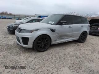 ✅ 2022 Land Rover Range Rover Sport SVR • VIN: SALWZ2RE2NA220101 • Lot: 54006325. Listed on Copart with 24,809 mi. Free auction sales archive from the USA and detailed vehicle history report at DreamBid. Image 1.