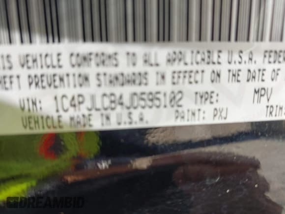 ✅ 2018 Jeep Cherokee Latitude • VIN: 1C4PJLCB4JD595102 • Lot: 43359901. Wystawiony na IAAI z przebiegiem Nie podano. Bezpłatny archiwum sprzedaży aukcyjnych z USA i szczegółowy raport historii pojazdu na DreamBid. Zdjęcie 9.