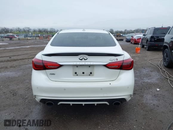 ✅ 2020 Infiniti Q50 Red Sport 400 • VIN: JN1FV7AR0LM660315 • Lot: 41951851. Listed on IAAI with 102,475 mi. Free auction sales archive from the USA and detailed vehicle history report at DreamBid. Image 16.