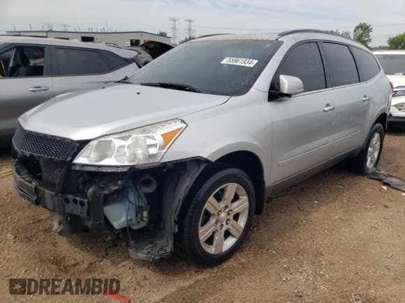 ✅ 2012 Chevrolet Traverse 2LT • VIN: 1GNKVJEDXCJ148173 • Lot: 55961934. Wystawiony na Copart z przebiegiem 150 042 mil. Bezpłatny archiwum sprzedaży aukcyjnych z USA i szczegółowy raport historii pojazdu na DreamBid. Zdjęcie 1.