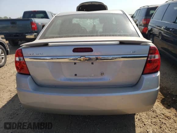 2007 Chevrolet Malibu 1LT with VIN 1G1ZT58F67F112550, listed as a Copart auction lot 71235294 with 106,824 mi miles and Salvage title. Bid and sale history available at DreamBid. Image 6.