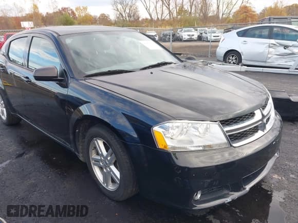 ✅ 2014 Dodge Avenger SXT • VIN: 1C3CDZCB9EN194030 • Lot: 43552751. Listed on IAAI with 116,498 mi. Free auction sales archive from the USA and detailed vehicle history report at DreamBid. Image 1.