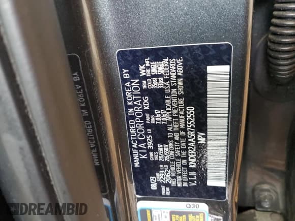 ✅ 2024 Kia Seltos EX • VIN: KNDER2AA5R7552550 • Lot: 82780225. Wystawiony na Copart z przebiegiem 36 263 mil. Bezpłatny archiwum sprzedaży aukcyjnych z USA i szczegółowy raport historii pojazdu na DreamBid. Zdjęcie 14.