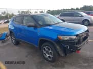 ✅ 2022 Jeep Compass Trailhawk • VIN: 3C4NJDDB4NT157014 • Lot: 43376803. Listed on IAAI with 148,332 mi. Free auction sales archive from the USA and detailed vehicle history report at DreamBid. Image 1.