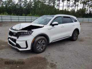 ✅ 2021 Kia Sorento EX • VIN: KNDRH4LG9M5041624 • Лот: 83887545. Опубликован ранее на Copart с пробегом 115 055 миль. Бесплатный доступ к архиву аукционных продаж из США и подробный отчёт об истории автомобиля на DreamBid. Изображение 1.