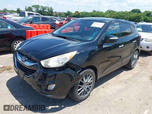 2010 Hyundai Tucson GLS with VIN KM8JUCACXAU067990, listed as a IAAI auction lot 42649941 with 171,324 mi miles and . Bid and sale history available at DreamBid. Image 2.