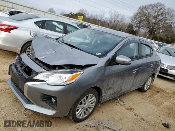 ✅ 2023 Mitsubishi Mirage SE • VIN: ML32FVFJ2PHF05284 • Lot: 88778105. Listed on Copart with 32,852 mi. Free auction sales archive from the USA and detailed vehicle history report at DreamBid. Image 1.