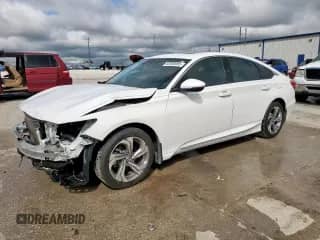 2018 Honda Accord EX-L z VIN 1HGCV1F53JA164704, wystawiony jako Copart lot #83858065 z przebiegiem 66 084 mil mil oraz Czysty tytuł • Clean title. Historia ofert i sprzedaży dostępna na DreamBid. Obrazek 1.