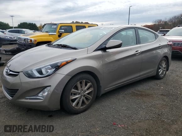 ✅ 2016 Hyundai Elantra SE • VIN: 5NPDH4AE9GH795512 • Lot: 90695855. Listed on Copart with 133,234 mi. Free auction sales archive from the USA and detailed vehicle history report at DreamBid. Image 1.