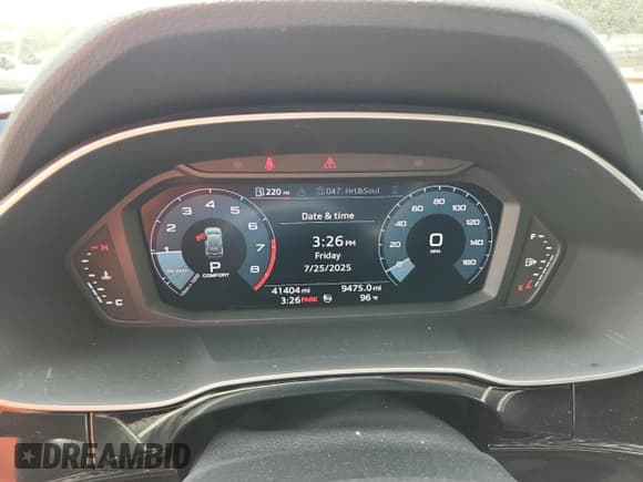 ✅ 2020 Audi Q3 S line Premium • VIN: WA1DECF31L1119822 • Lot: 66182225. Listed on Copart with 41,404 mi. Free auction sales archive from the USA and detailed vehicle history report at DreamBid. Image 9.