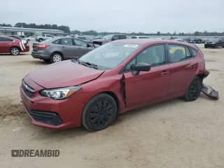 2020 Subaru Impreza with VIN 4S3GTAB67L3721190, listed as a Copart auction lot 70006605 with 98,072 mi miles and Salvage title. Bid and sale history available at DreamBid. Image 1.