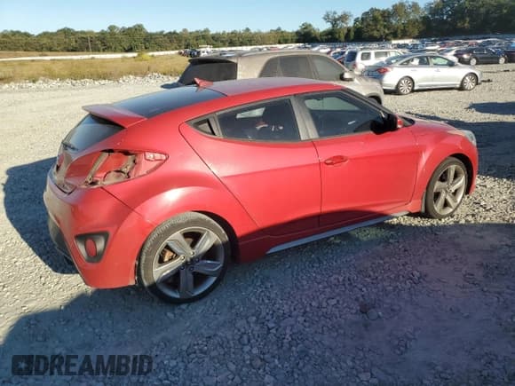 ✅ 2013 Hyundai Veloster Turbo • VIN: KMHTC6AE4DU179641 • Lot: 85915125. Listed on Copart with 95,967 mi. Free auction sales archive from the USA and detailed vehicle history report at DreamBid. Image 3.