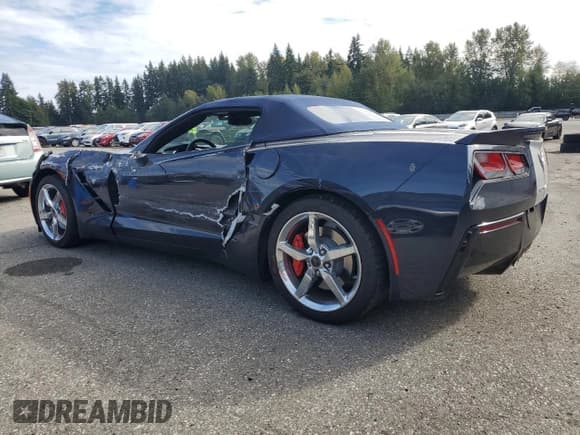 ✅ 2014 Chevrolet Corvette 3LT • VIN: 1G1YF3D71E5128406 • Lot: 84060495. Listed on Copart with 16,279 mi. Free auction sales archive from the USA and detailed vehicle history report at DreamBid. Image 2.