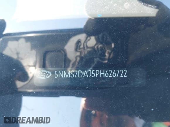 ✅ 2023 Hyundai Santa Fe SEL • VIN: 5NMS2DAJ5PH626722 • Lot: 43268394. Wystawiony na IAAI z przebiegiem 39 758 mil. Bezpłatny archiwum sprzedaży aukcyjnych z USA i szczegółowy raport historii pojazdu na DreamBid. Zdjęcie 9.