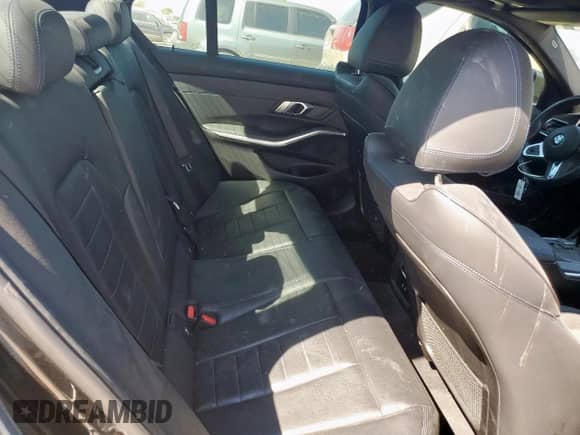 2021 BMW 3 Series M340i with VIN 3MW5U7J00M8B57425, listed as a Copart auction lot 86184065 with 58,139 mi miles and Salvage title. Bid and sale history available at DreamBid. Image 10.