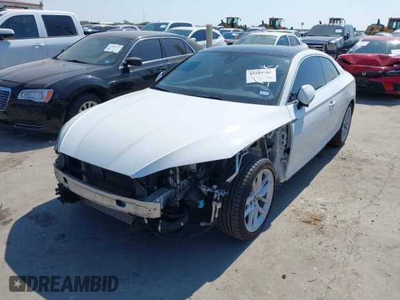 ✅ 2023 Audi A5 S line Premium • VIN: WAUSAAF58PA008198 • Лот: 43289766. Опубликован ранее на IAAI с пробегом 57 669 миль. Бесплатный доступ к архиву аукционных продаж из США и подробный отчёт об истории автомобиля на DreamBid. Изображение 2.