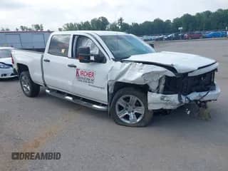 2018 Chevrolet Silverado 1500 Custom z VIN 3GCUKPEC1JG139512, wystawiony jako IAAI lot #42914586 z przebiegiem 130 374 mil mil oraz . Historia ofert i sprzedaży dostępna na DreamBid. Obrazek 1.