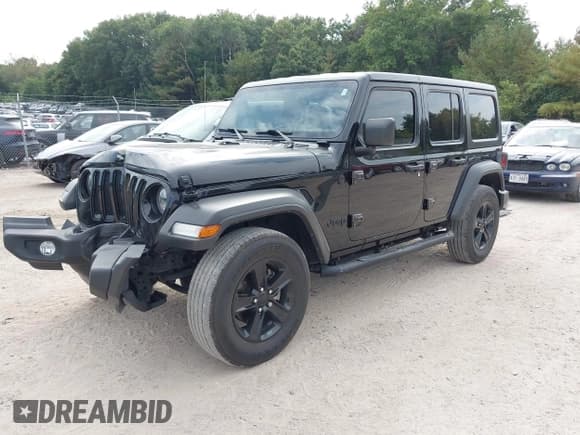 ✅ 2022 Jeep Wrangler Unlimited Sport S • VIN: 1C4HJXDG7NW195681 • Lot: 43256297. Listed on IAAI with 48,954 mi. Free auction sales archive from the USA and detailed vehicle history report at DreamBid. Image 17.