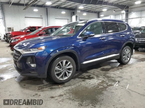 ✅ 2019 Hyundai Santa Fe Ultimate • VIN: 5NMS5CAD8KH131595 • Lot: 81853623. Wystawiony na Copart z przebiegiem 45 797 mil. Bezpłatny archiwum sprzedaży aukcyjnych z USA i szczegółowy raport historii pojazdu na DreamBid. Zdjęcie 1.
