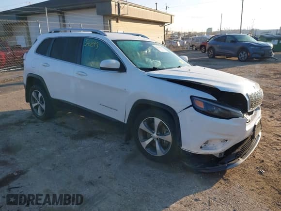 ✅ 2020 Jeep Cherokee Limited • VIN: 1C4PJMDX1LD604499 • Lot: 43556843. Wystawiony na IAAI z przebiegiem 61 357 mil. Bezpłatny archiwum sprzedaży aukcyjnych z USA i szczegółowy raport historii pojazdu na DreamBid. Zdjęcie 1.