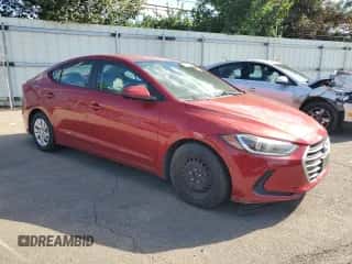 2017 Hyundai Elantra SE with VIN 5NPD74LF2HH101334, listed as a Copart auction lot 86068545 with Not provided miles and Clean title. Bid and sale history available at DreamBid. Image 4.