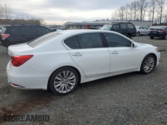 ✅ 2014 Acura RLX Advance • VIN: JH4KC1F91EC003618 • Lot: 46233885. Listed on Copart with 75,361 mi. Free auction sales archive from the USA and detailed vehicle history report at DreamBid. Image 3.