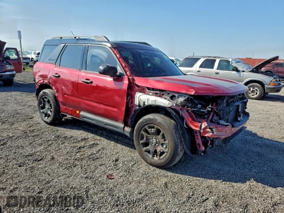 ✅ 2025 Ford Bronco Sport Big Bend • VIN: 3FMCR9BN3SRE36940 • Lot: 93819795. Listed on Copart with 5,836 mi. Free auction sales archive from the USA and detailed vehicle history report at DreamBid. Image 4.