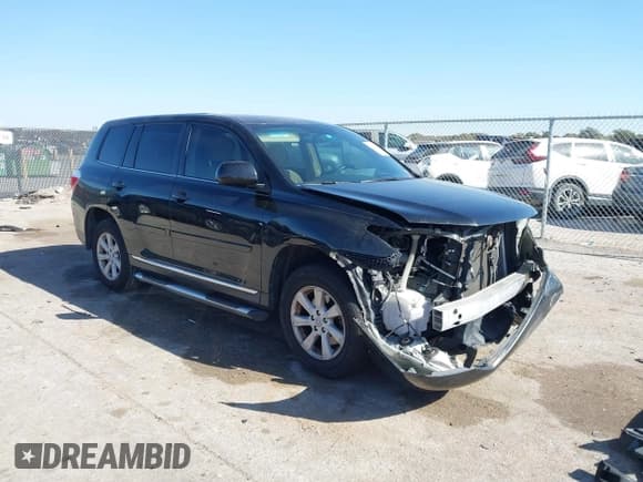 ✅ 2013 Toyota Highlander • VIN: 5TDZA3EH2DS036201 • Lot: 43666514. Listed on IAAI with 134,198 mi. Free auction sales archive from the USA and detailed vehicle history report at DreamBid. Image 1.