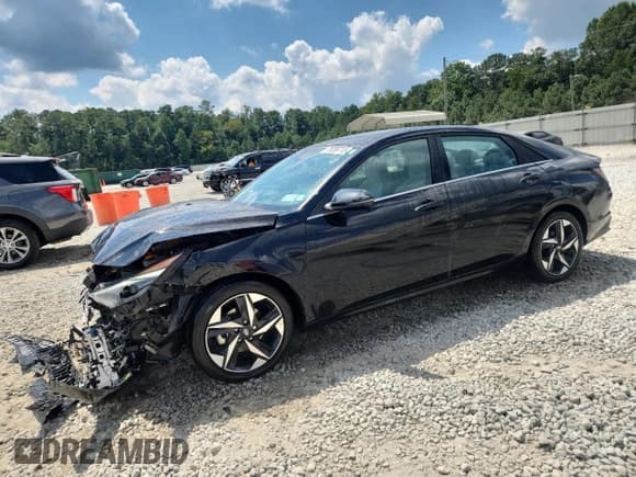 ✅ 2022 Hyundai Elantra Limited • VIN: KMHLN4AJ3NU031087 • Лот: 71056715. Опубликован ранее на Copart с пробегом 71 537 миль. Бесплатный доступ к архиву аукционных продаж из США и подробный отчёт об истории автомобиля на DreamBid. Изображение 1.