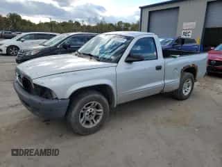 2004 Dodge Dakota z VIN 1D7FL16K24S621269, wystawiony jako Copart lot #75284304 z przebiegiem Nie podano mil oraz Szkoda całkowita • Salvage title. Historia ofert i sprzedaży dostępna na DreamBid. Obrazek 1.