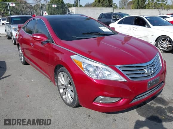 2012 Hyundai Azera с VIN KMHFH4JG6CA175661, выставлен на аукционе IAAI как лот 41564211 с пробегом 142 708 миль миль и . История ставок и продаж доступна на DreamBid. Изображение 1.