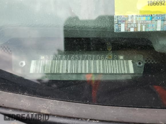 ✅ 2007 Chevrolet Suburban LTZ • VIN: 3GNFK16317G106692 • Lot: 61636134. Listed on Copart with Not provided. Free auction sales archive from the USA and detailed vehicle history report at DreamBid. Image 13.