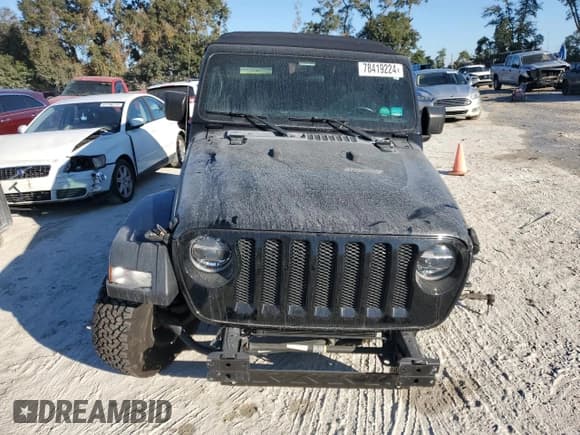 ✅ 2020 Jeep Wrangler Willys • VIN: 1C4GJXAN7LW236676 • Lot: 78419224. Listed on Copart with 52,048 mi. Free auction sales archive from the USA and detailed vehicle history report at DreamBid. Image 5.