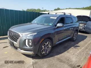 2022 Hyundai Palisade Calligraphy с VIN KM8R7DHE4NU483871, выставлен на аукционе Copart как лот 68161865 с пробегом 43 116 миль миль и Списание • Salvage title. История ставок и продаж доступна на DreamBid. Изображение 1.