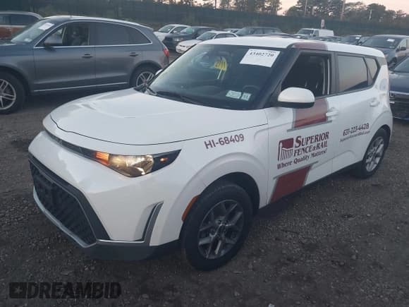 ✅ 2023 Kia Soul LX • VIN: KNDJ23AU2P7866429 • Lot: 43402720. Listed on IAAI with 50,848 mi. Free auction sales archive from the USA and detailed vehicle history report at DreamBid. Image 2.