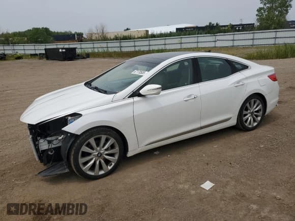 ✅ 2015 Hyundai Azera Limited • VIN: KMHFH4JG1FA439714 • Lot: 67170505. Listed on Copart with 125,331 mi. Free auction sales archive from the USA and detailed vehicle history report at DreamBid. Image 1.