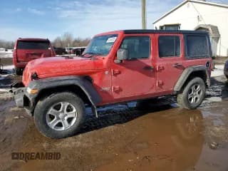 ✅ 2021 Jeep Wrangler Unlimited Sport • VIN: 1C4HJXKN2MW640909 • Lot: 42649335. Wystawiony na Copart z przebiegiem Nie podano. Bezpłatny archiwum sprzedaży aukcyjnych z USA i szczegółowy raport historii pojazdu na DreamBid. Zdjęcie 1.