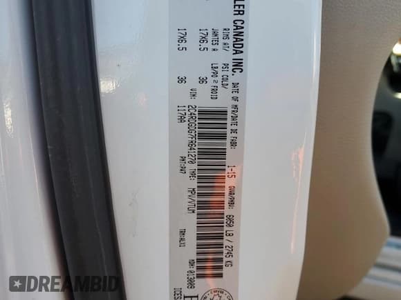 ✅ 2015 Dodge Grand Caravan Crew Plus • VIN: 2C4RDGDG7FR641270 • Lot: 85851605. Wystawiony na Copart z przebiegiem 198 816 mil. Bezpłatny archiwum sprzedaży aukcyjnych z USA i szczegółowy raport historii pojazdu na DreamBid. Zdjęcie 13.