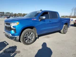 2022 Chevrolet Silverado 1500 LT с VIN 1GCUDDET1NZ607687, выставлен на аукционе Copart как лот 88937675 с пробегом 59 934 миль миль и Списание • Salvage title. История ставок и продаж доступна на DreamBid. Изображение 1.